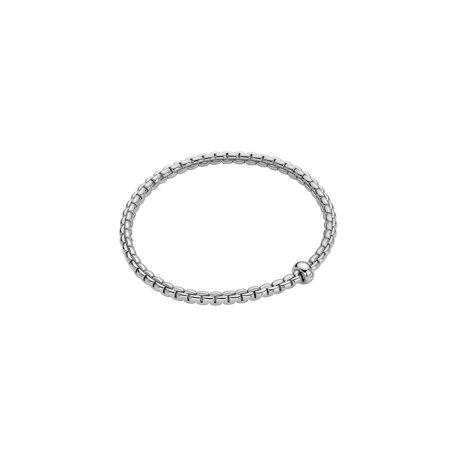 White Gold Fope Flex'it Eka bracelet