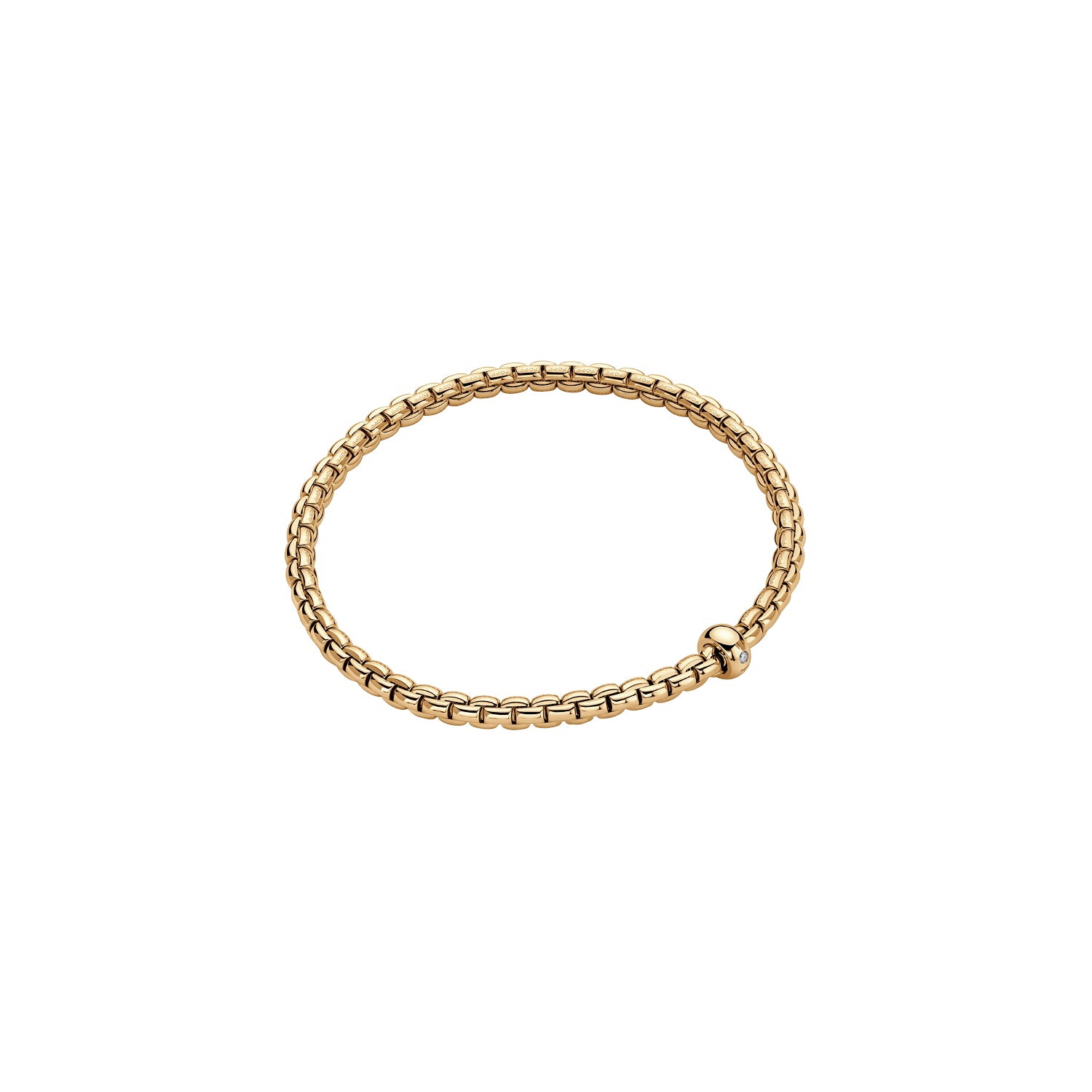 Yellow Gold Flex'it Eka Bracelet
