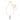 Vintage 18kt Rose Gold Double Drop Necklace with Amethyst and Diamonds