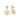 18kt Pink Gold Interlaced Openwork Drop Earrings with 0.94ct Diamond Pavé