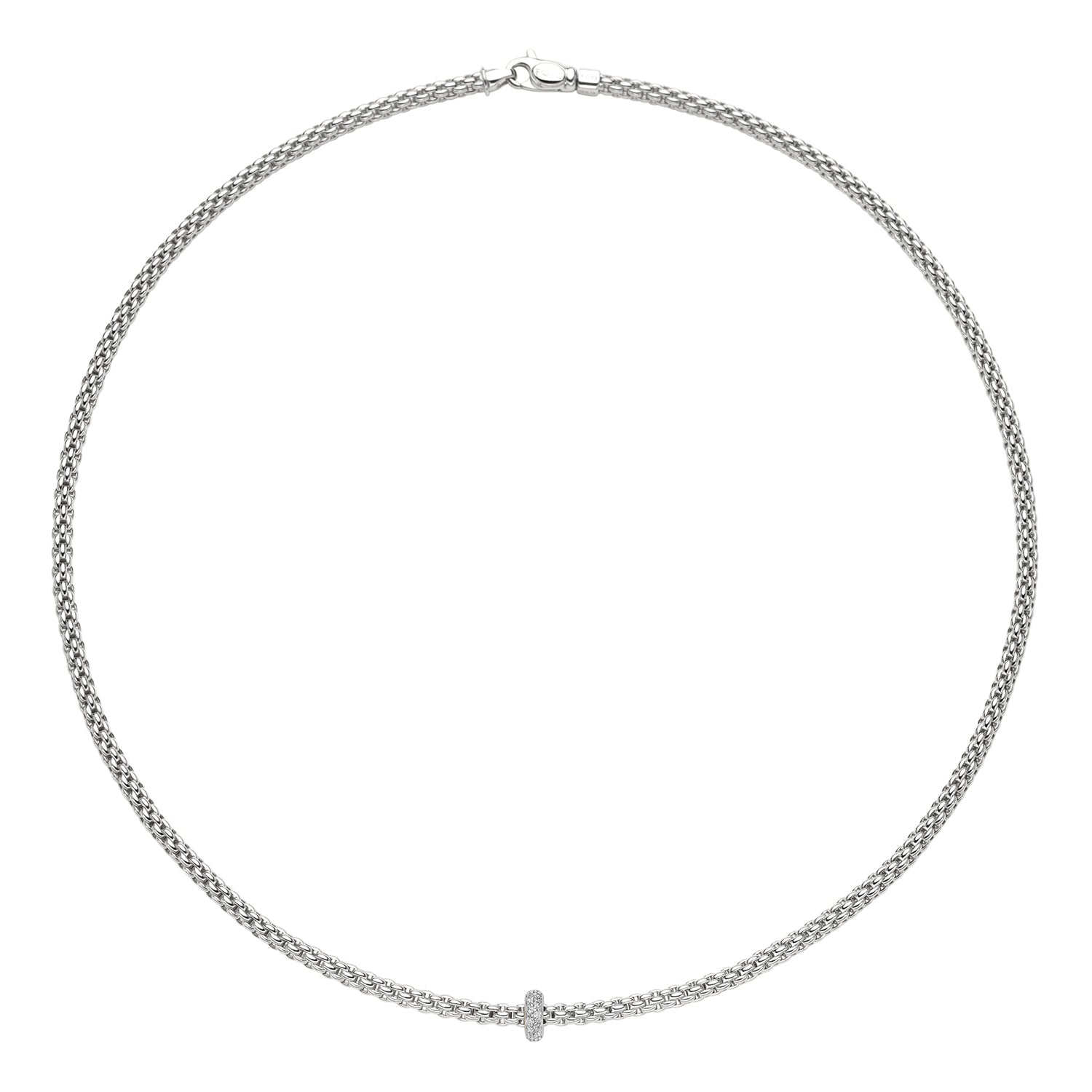 White Gold Fope Prima Necklace