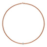 Rose Gold Fope Prima Necklace