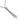 Detail White Gold Prima Lariat Necklace