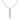 White Gold Prima Lariat Necklace