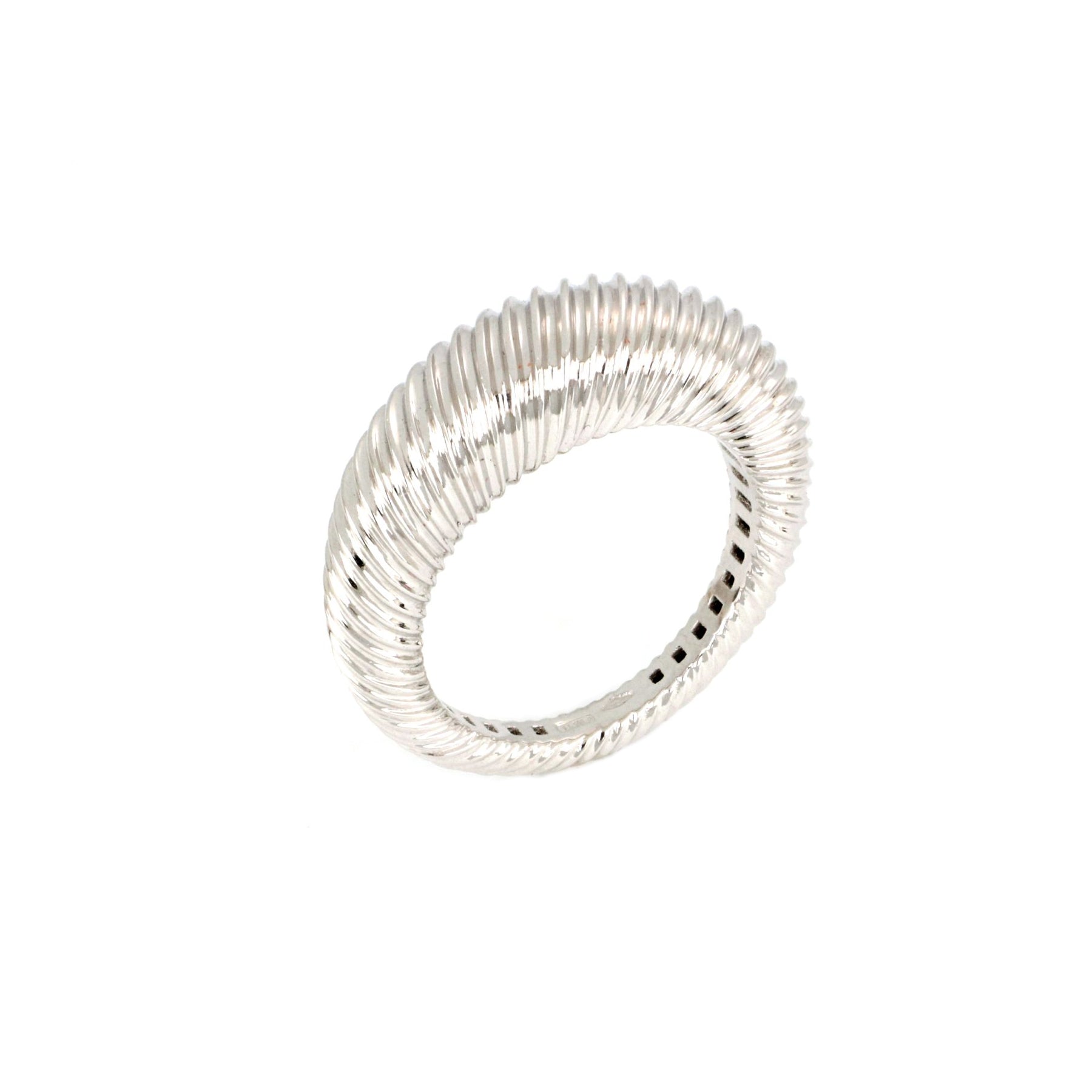 White Gold Dome Ring
