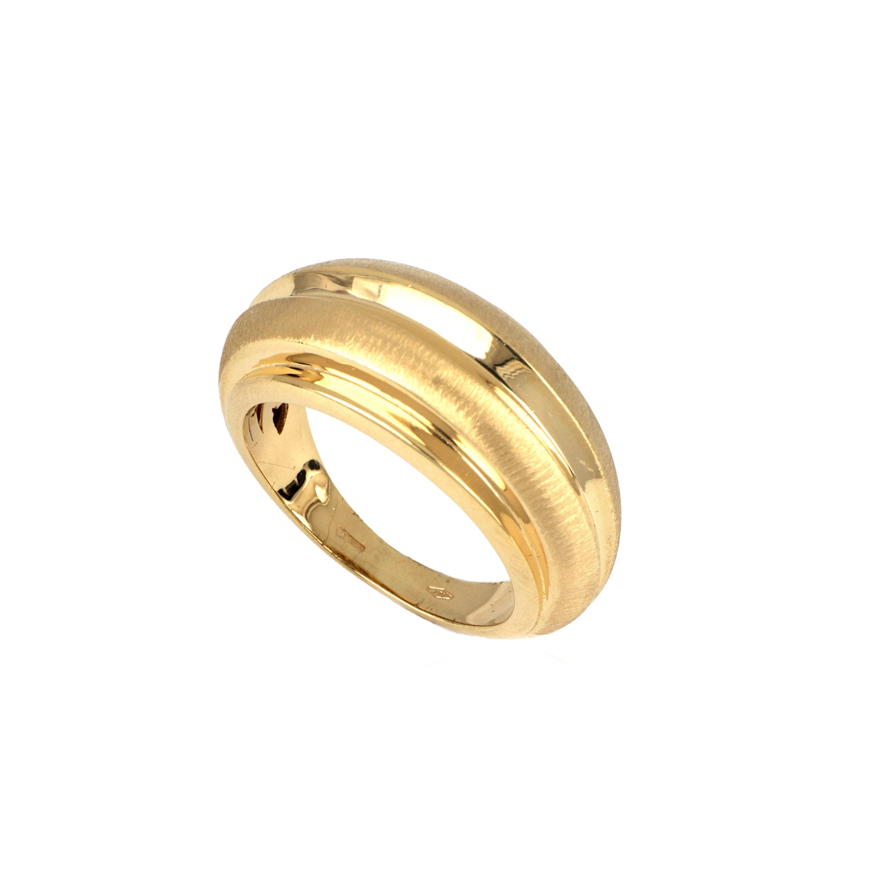Yellow Gold Dome Ring