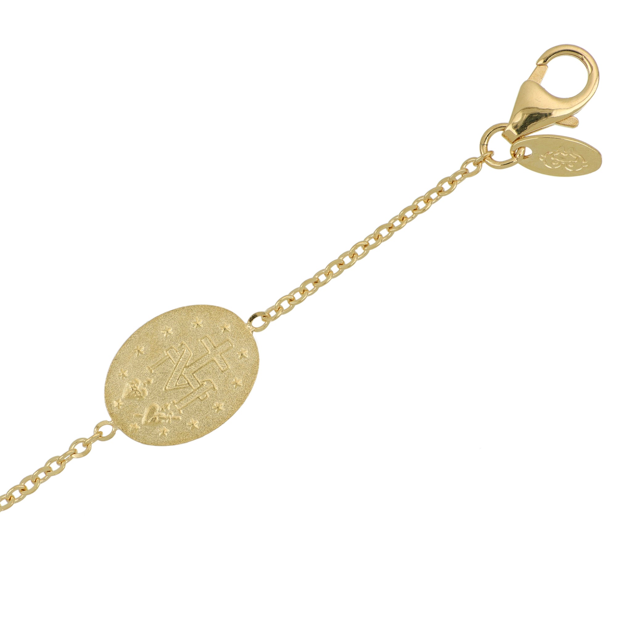 Gold Miracle-medal Charm