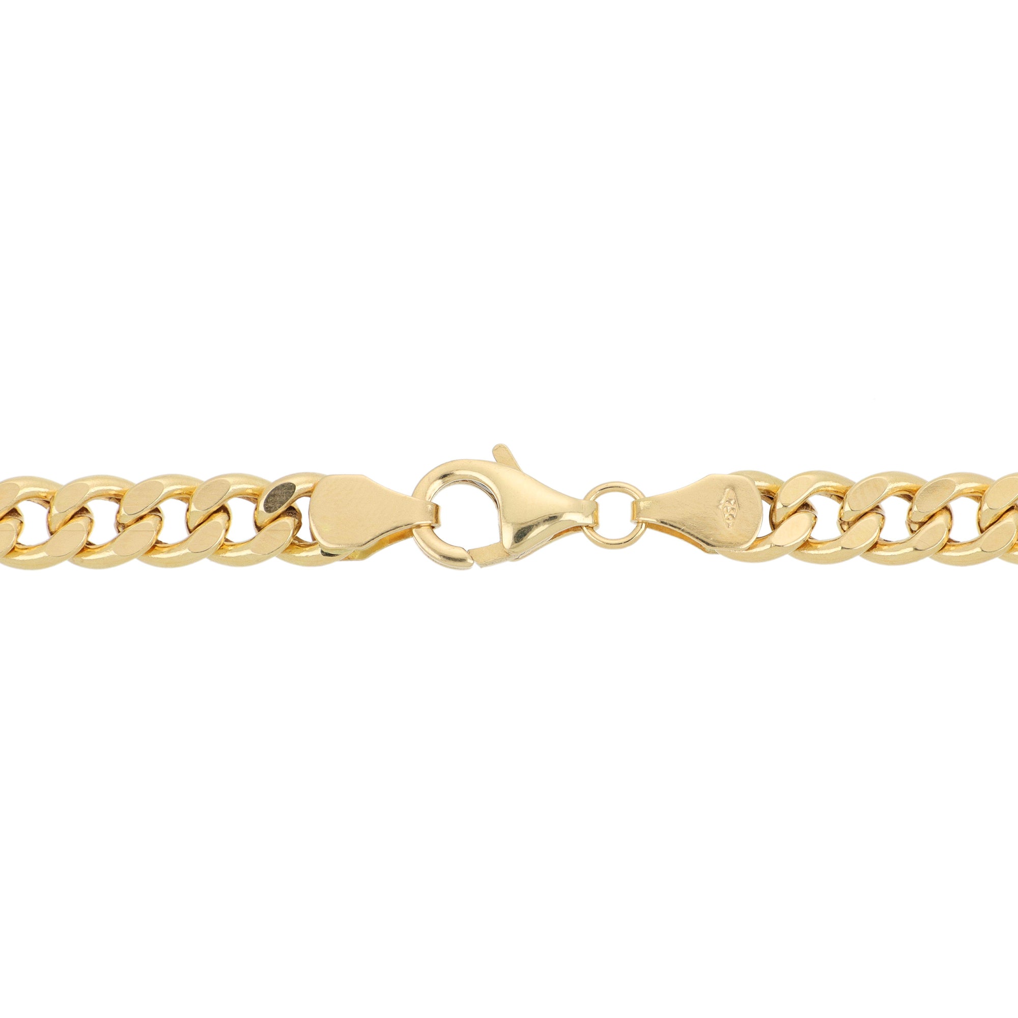 Closure Yellow Gold Barbazzale Link Necklace