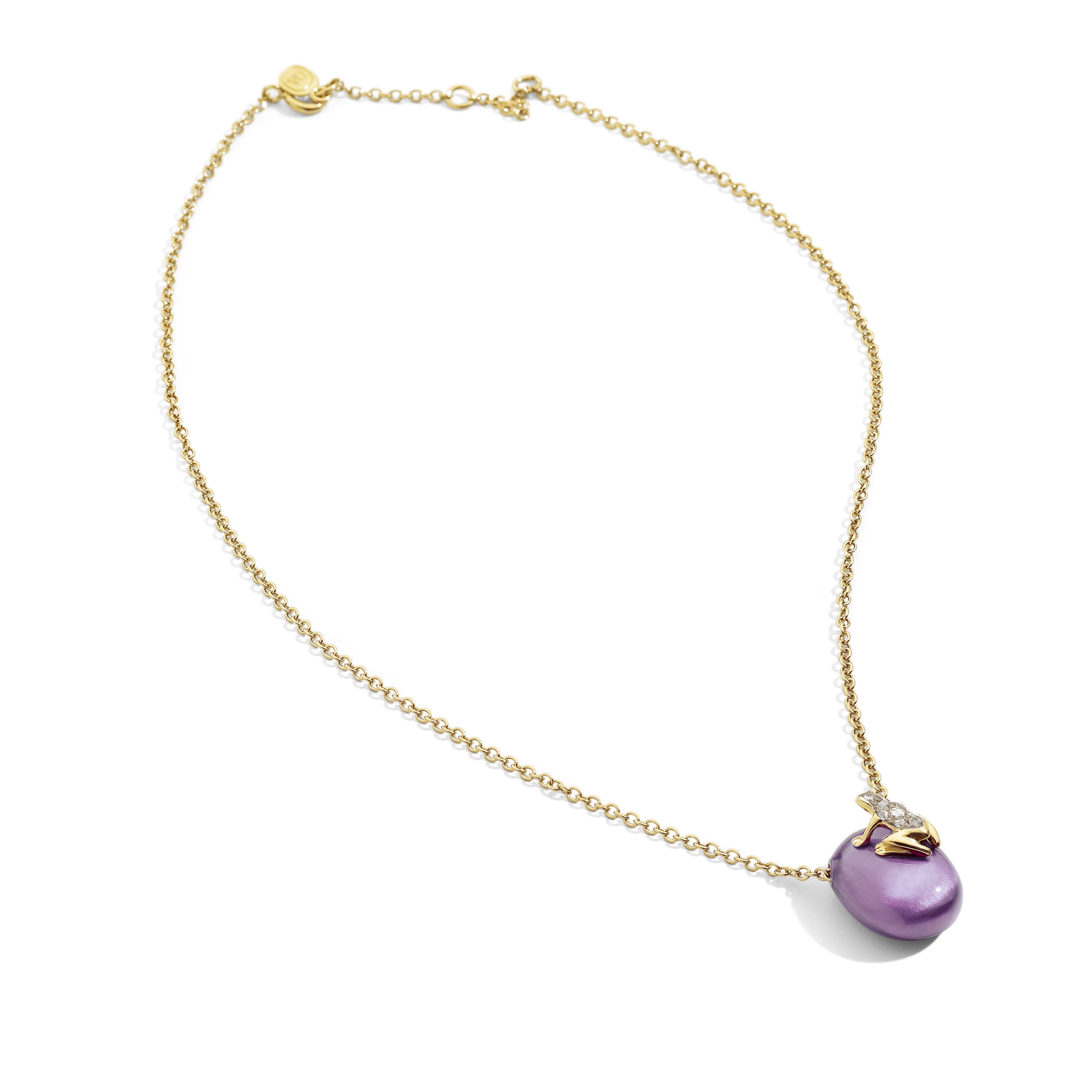 Purple Happy Frog Necklace - COI Exclusive Second view
