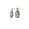 the maje earrings with blue topaz