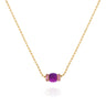 Le Carrousel Necklace Purple Jade and Pink Sapphires