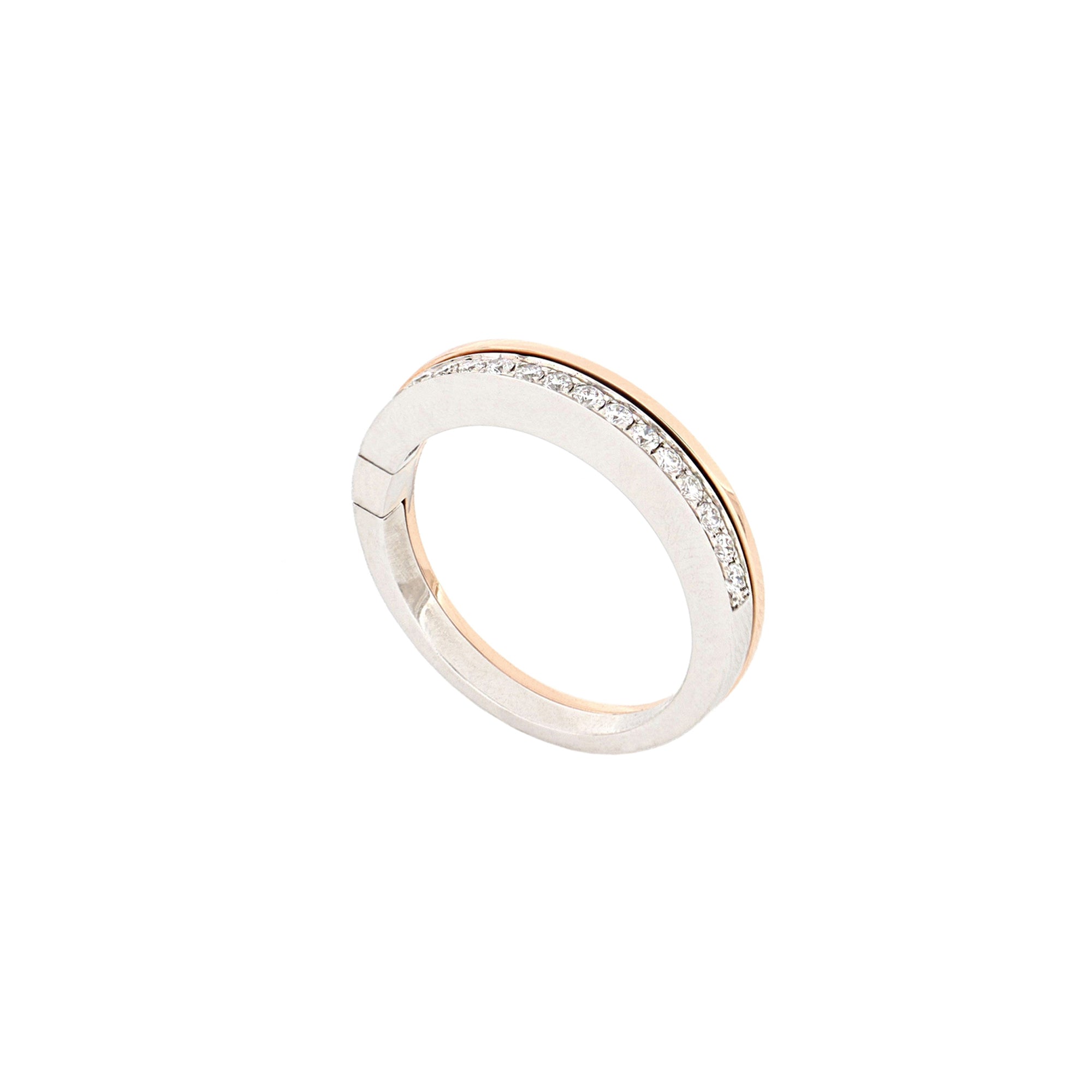 Secret Ring With Diamonds