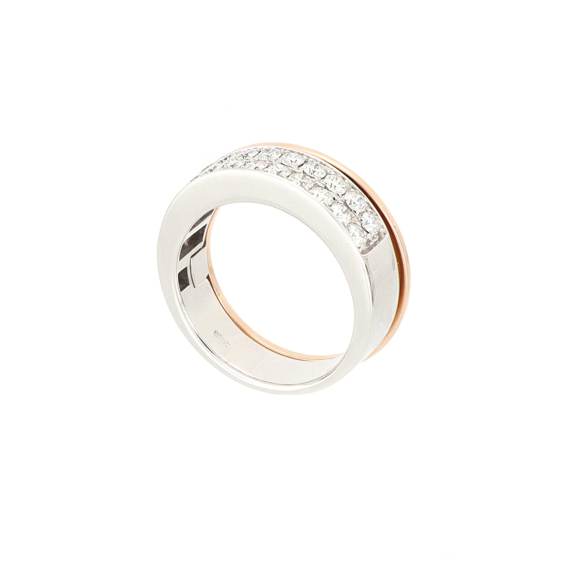 Secret Ring With Diamonds Pavé