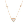 Detail Bonbon Necklace Triangle Green Onyx And Diamonds
