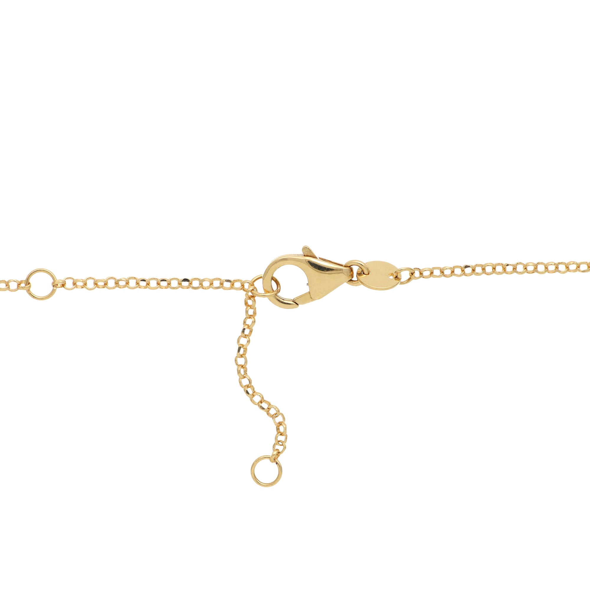 Gold Circles Necklace Clasp