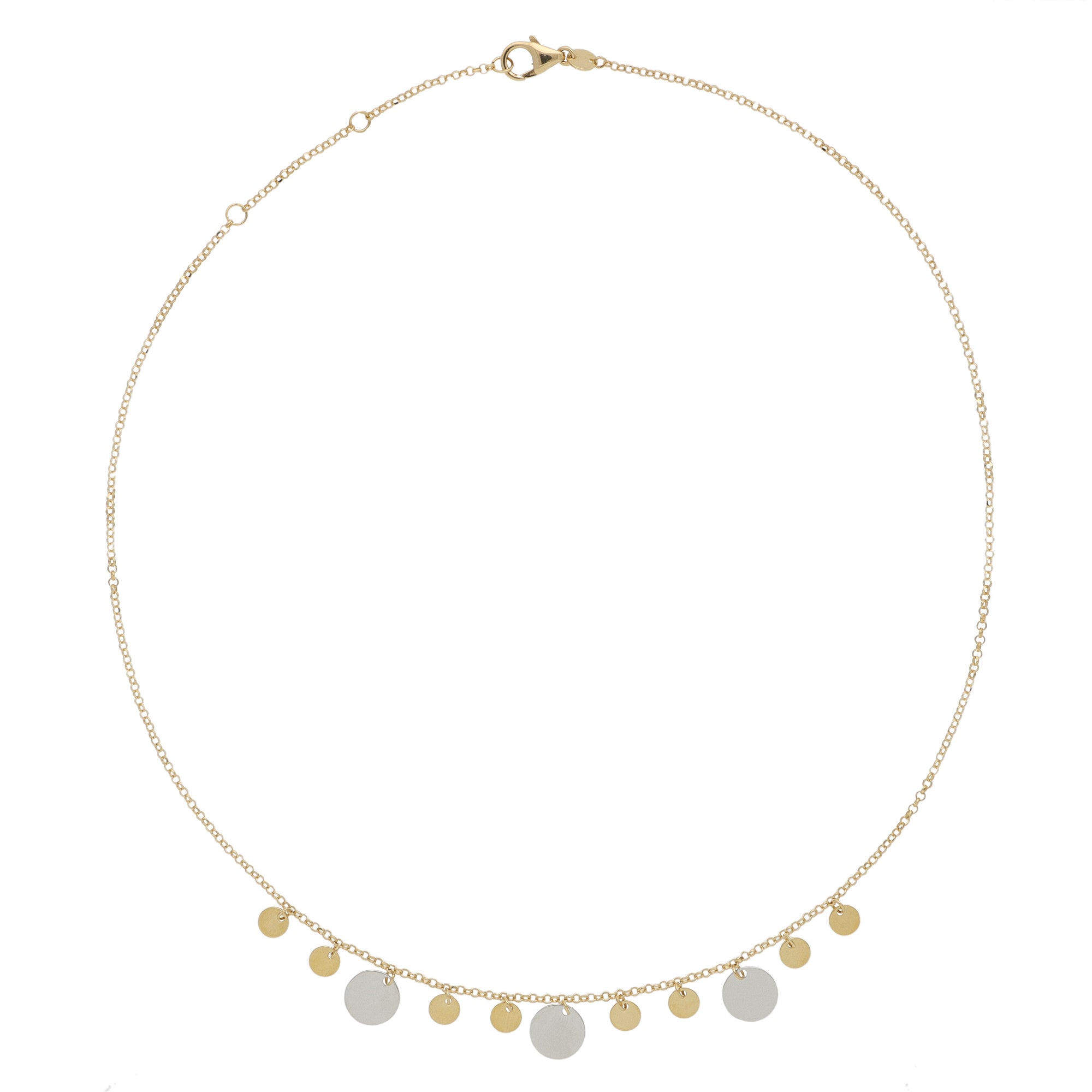 Gold Circles Necklace