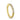 Multi-size Yellow Gold Ring with Diamonds Pavé Open