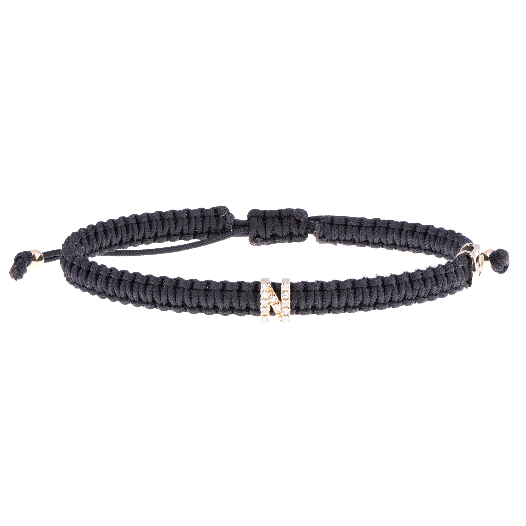 Bracciale Uomo Donna In Corda Di Cotone Nero E Bianco Con Chiusura In Lega – COOLSTEELANDBEYOND