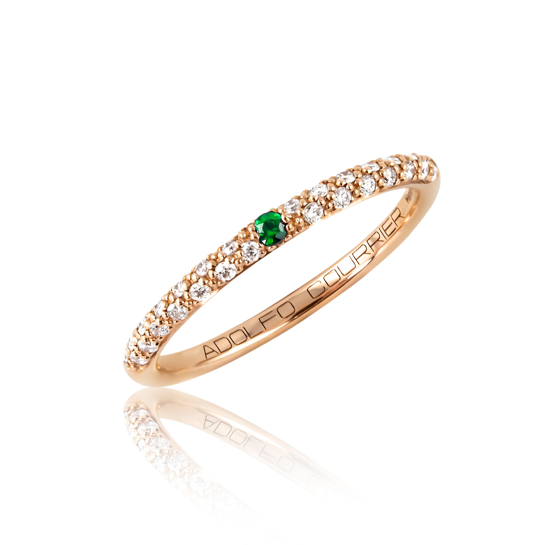 Anello Pop Mini Diamanti e Tsavorite