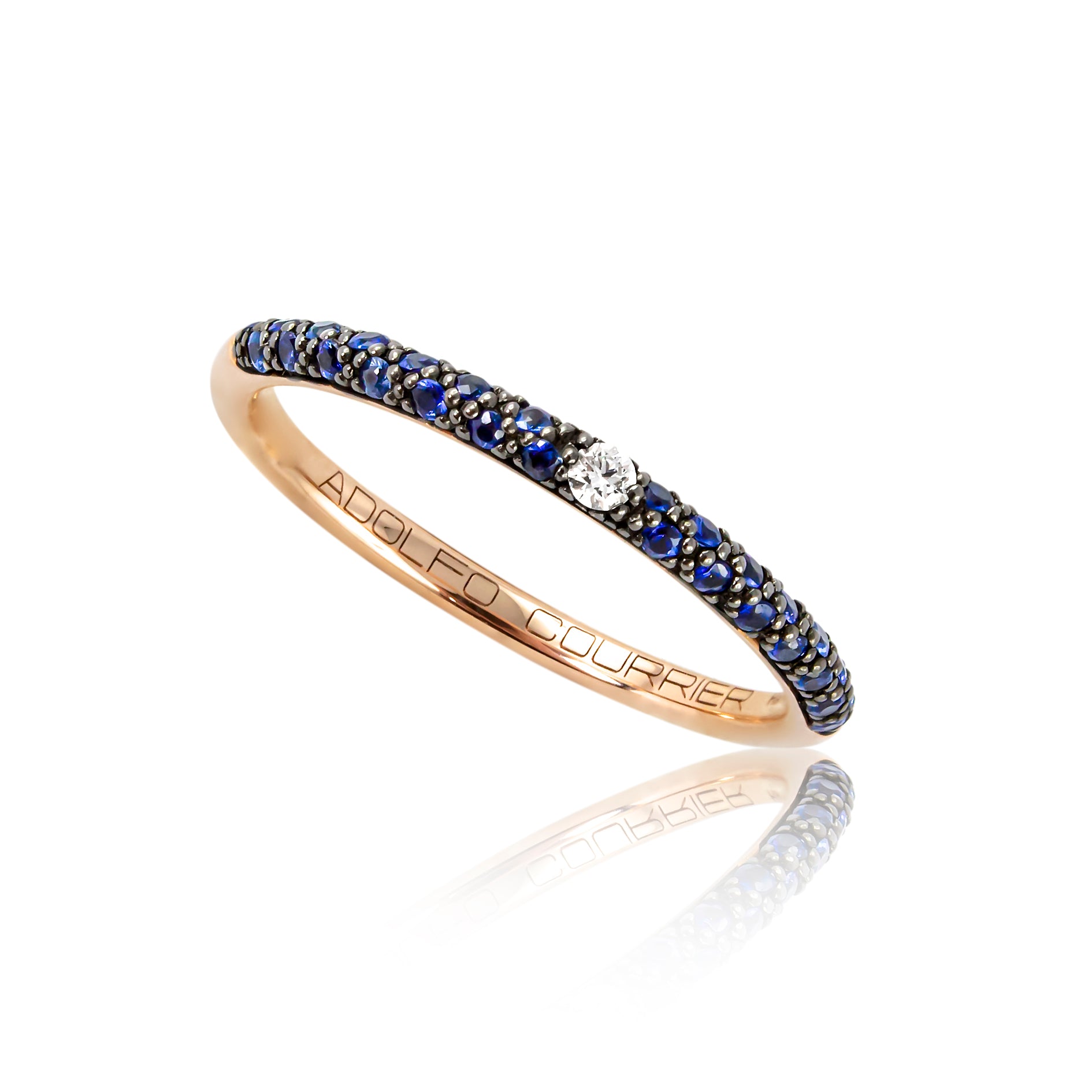 Anello Pop Mini Zaffiro Blu
