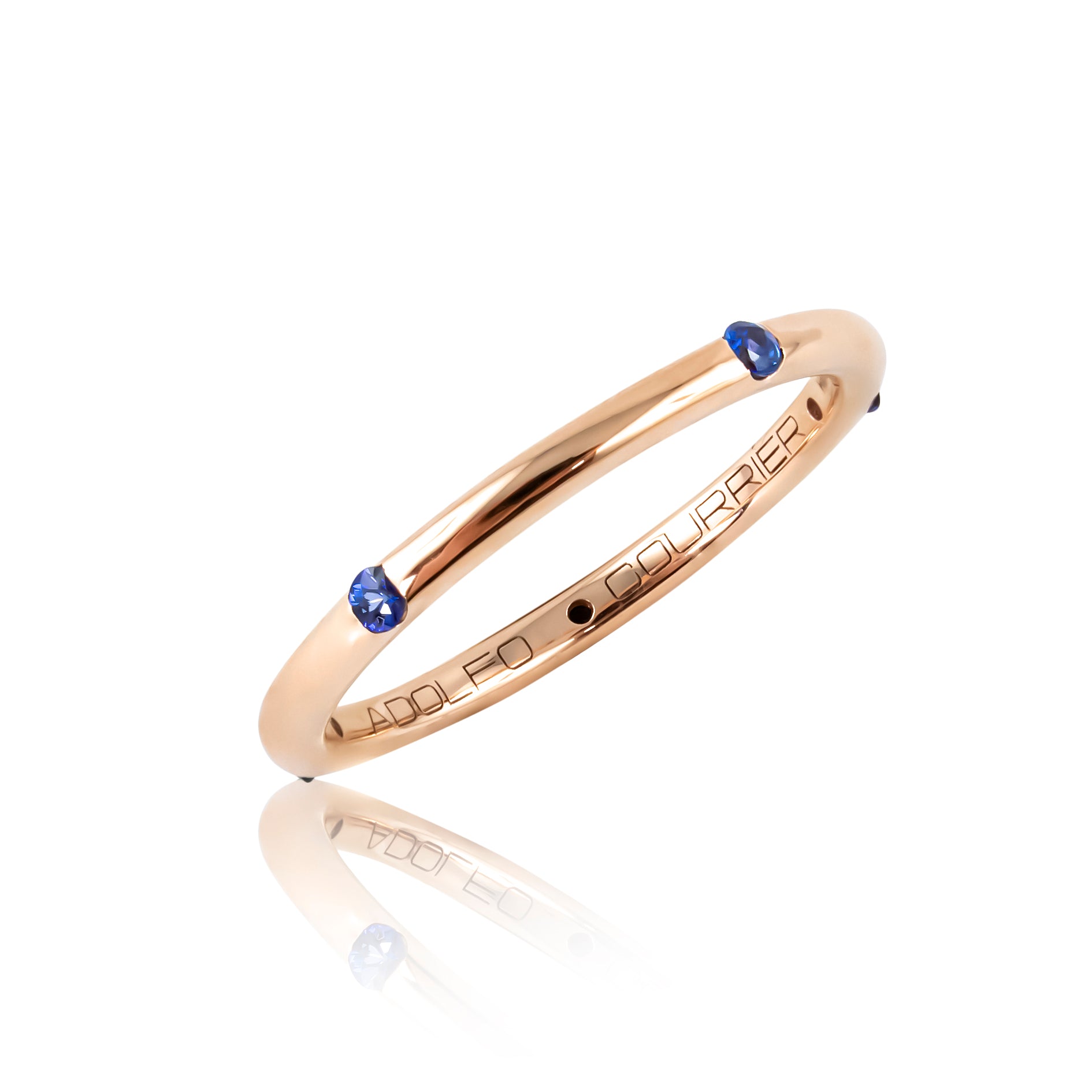 Anello Pop Mini 2 Zaffiri Blu