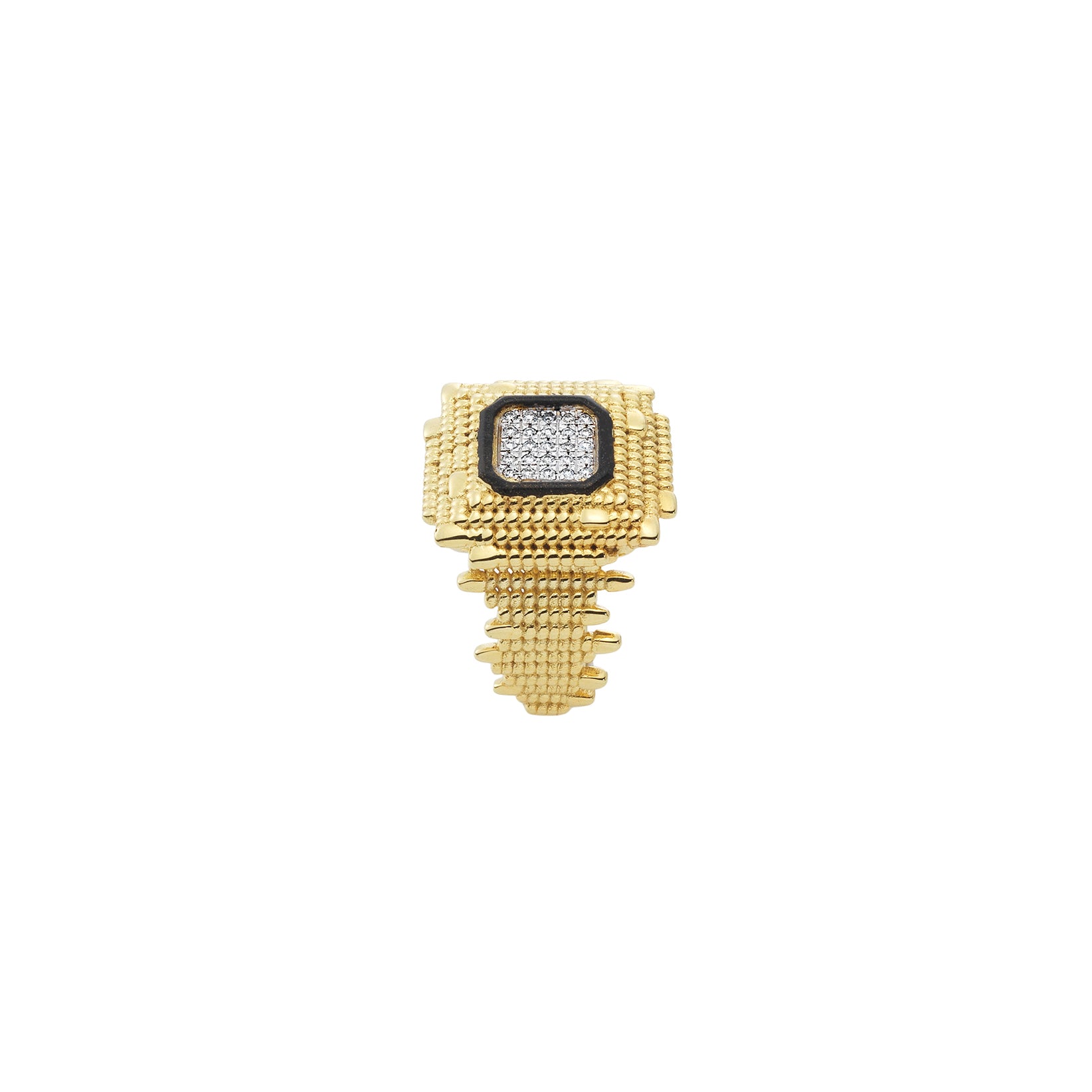 The Aura Ring , yellow gold and diamonds