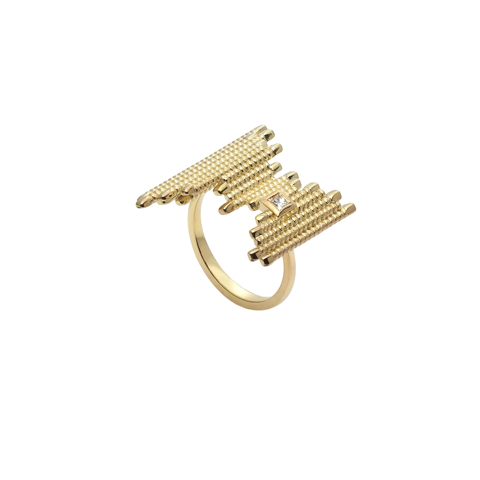 the crest diamond ring