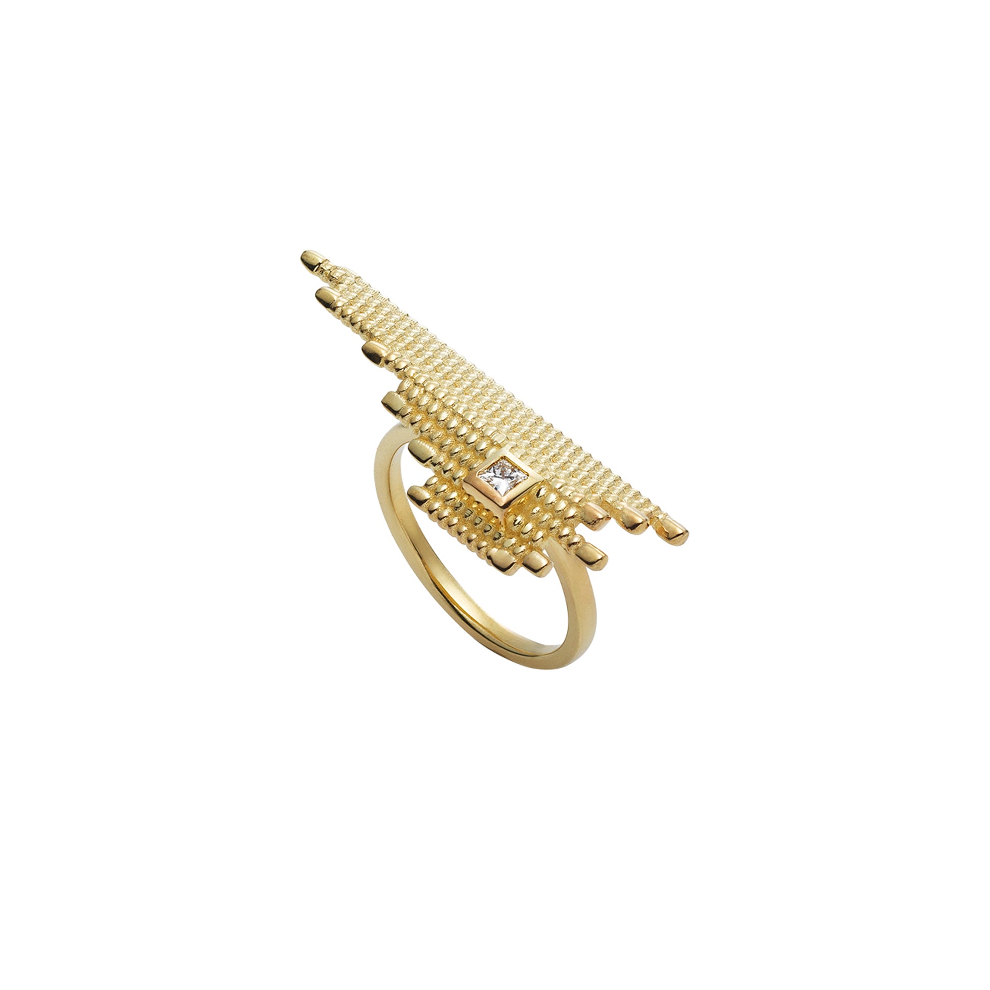 The Tide Ring with Diamond