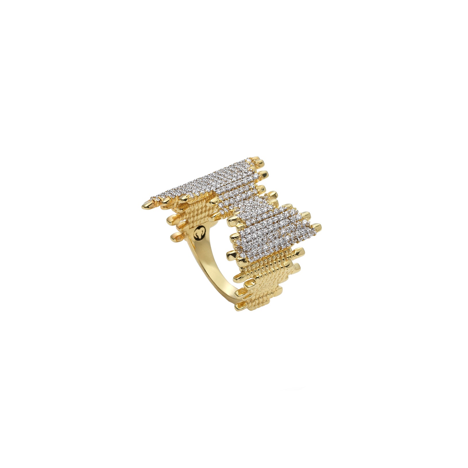 Lumen Ring in yellow gold 