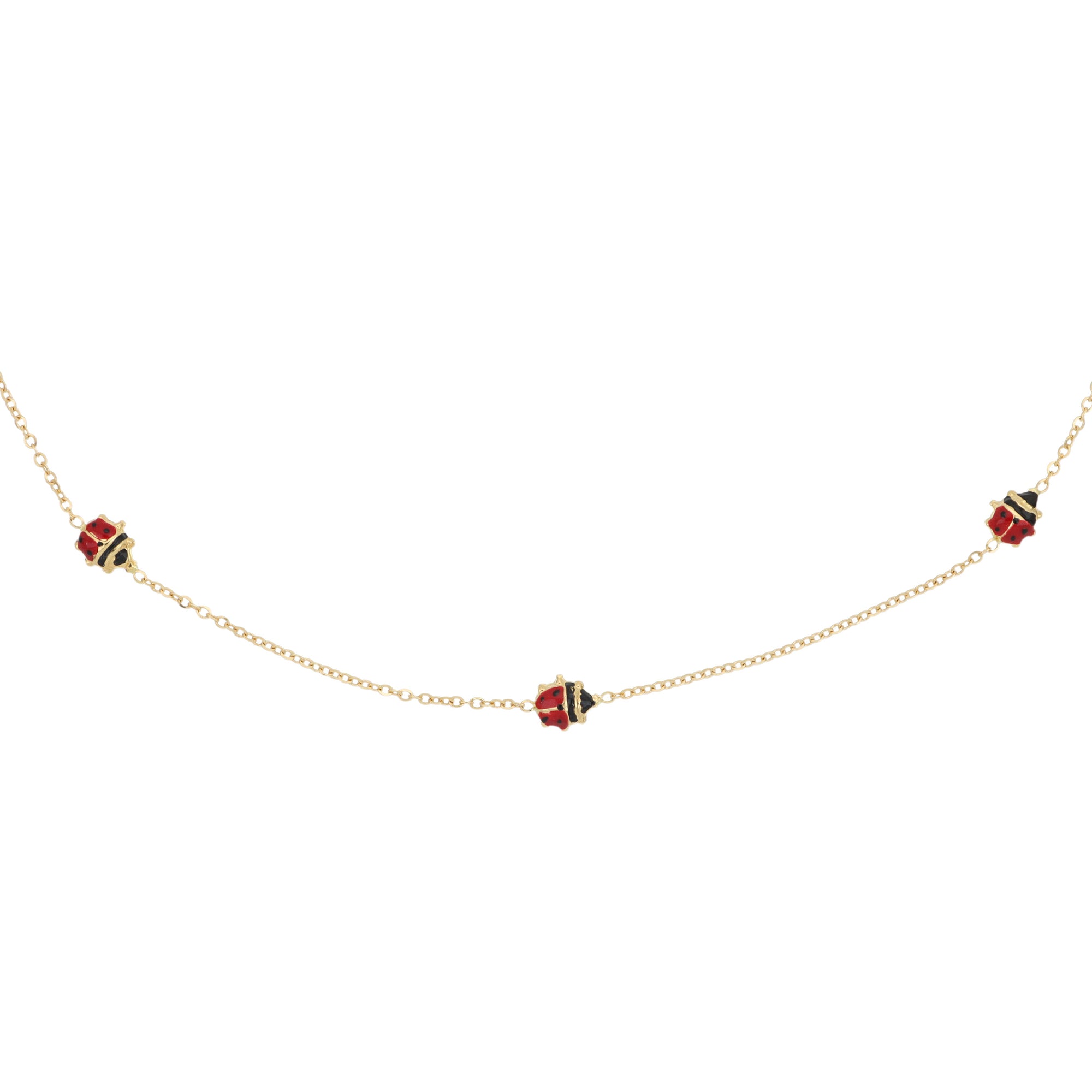 Ladybugs Necklace Detail
