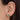 Worn Earrings with Diamonds and Emeralds (0.87)