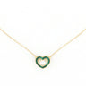 Armonia Necklace Malachite and Diamonds Details