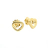 Armonia Earrings Polished Gold And Diamonds