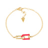 Legami Bracelet Pink/White Enamel