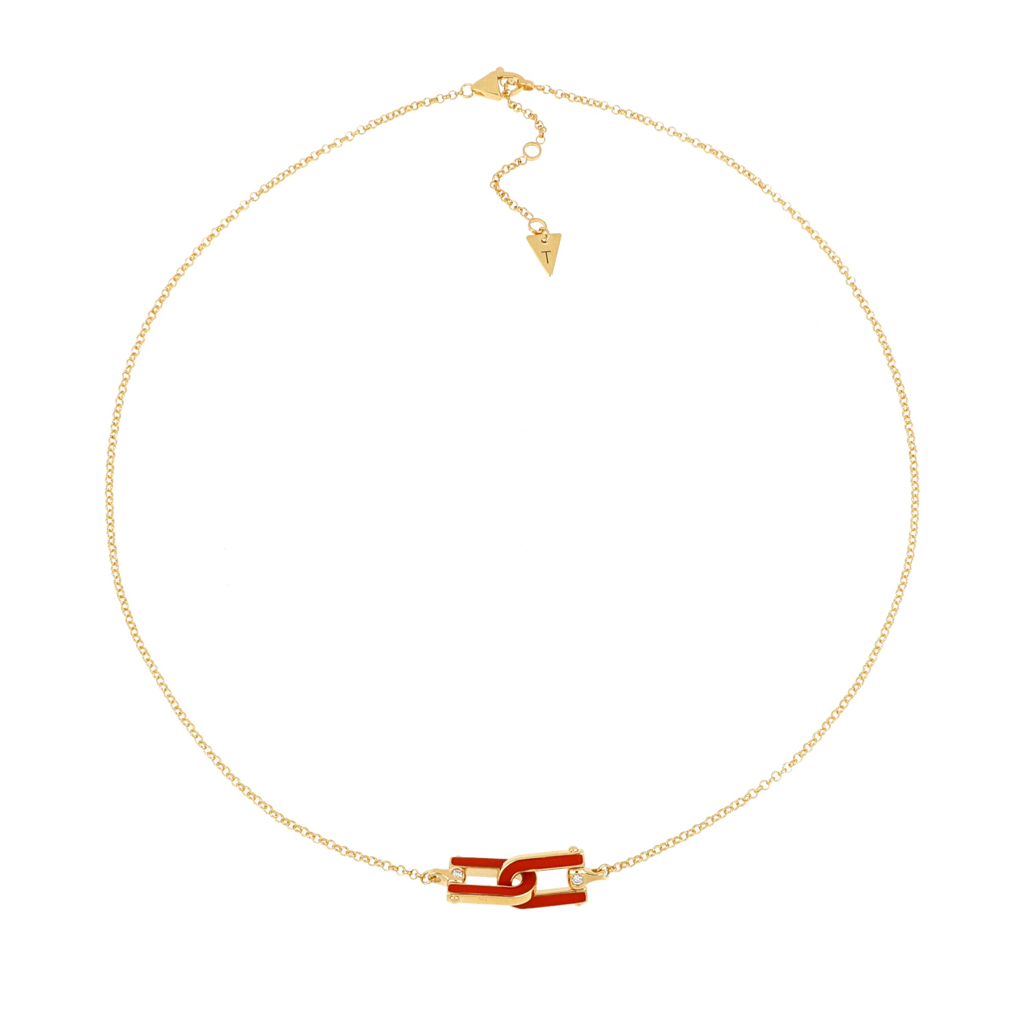 Legami Necklace Red Enamel