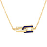 Detail Legami Necklace Blue/White Enamel