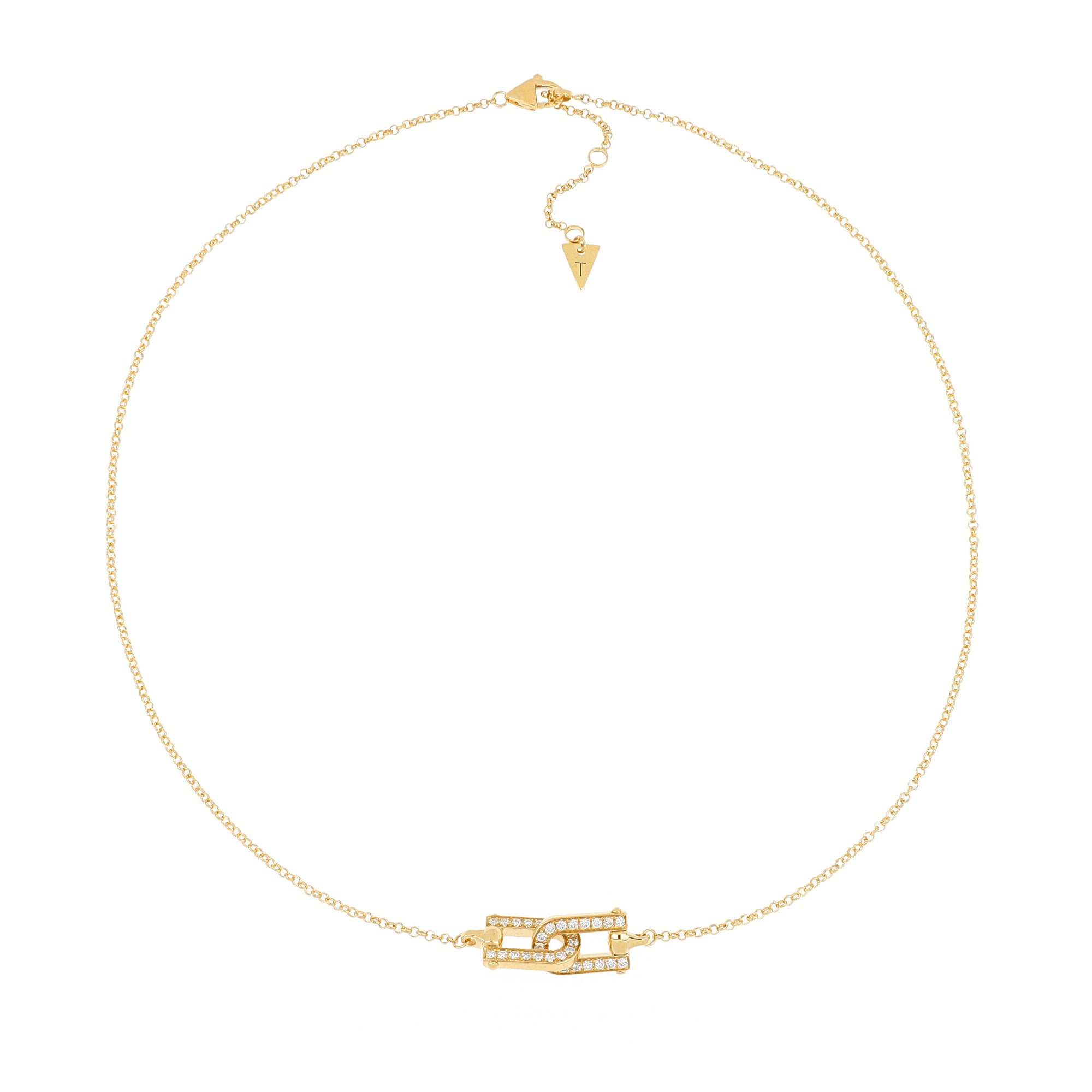 Legami Necklace with Diamonds Pavé