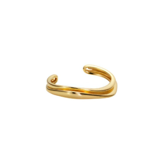 18K yellow gold small arm cuff