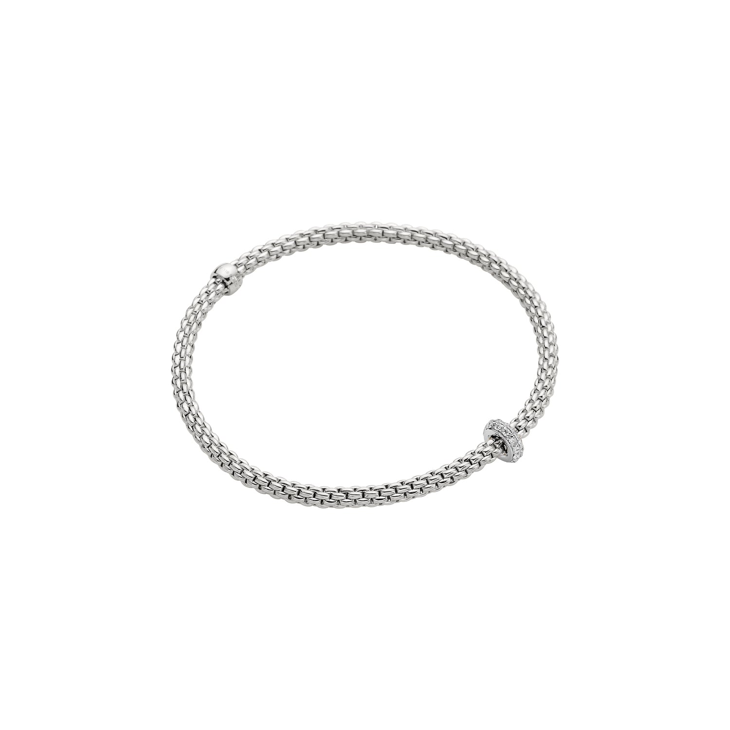 White Gold Flex`It Prima Bracelet
