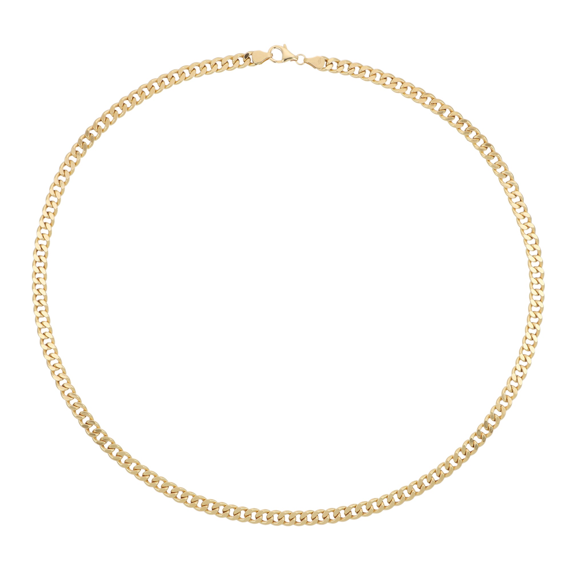 Yellow Gold Barbazzale Link Necklace