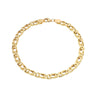 Yellow Gold Flat Link Bracelet