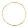 Yellow Gold Marine Flat Link Necklace