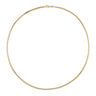 Yellow Gold Round Box Link Necklace