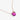 Happy Frog Fucsia Necklace With Rubies