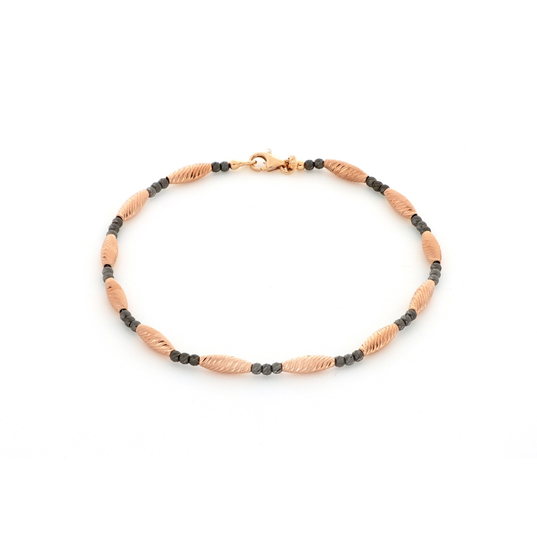 Video Rose And Black Gold Bracelet