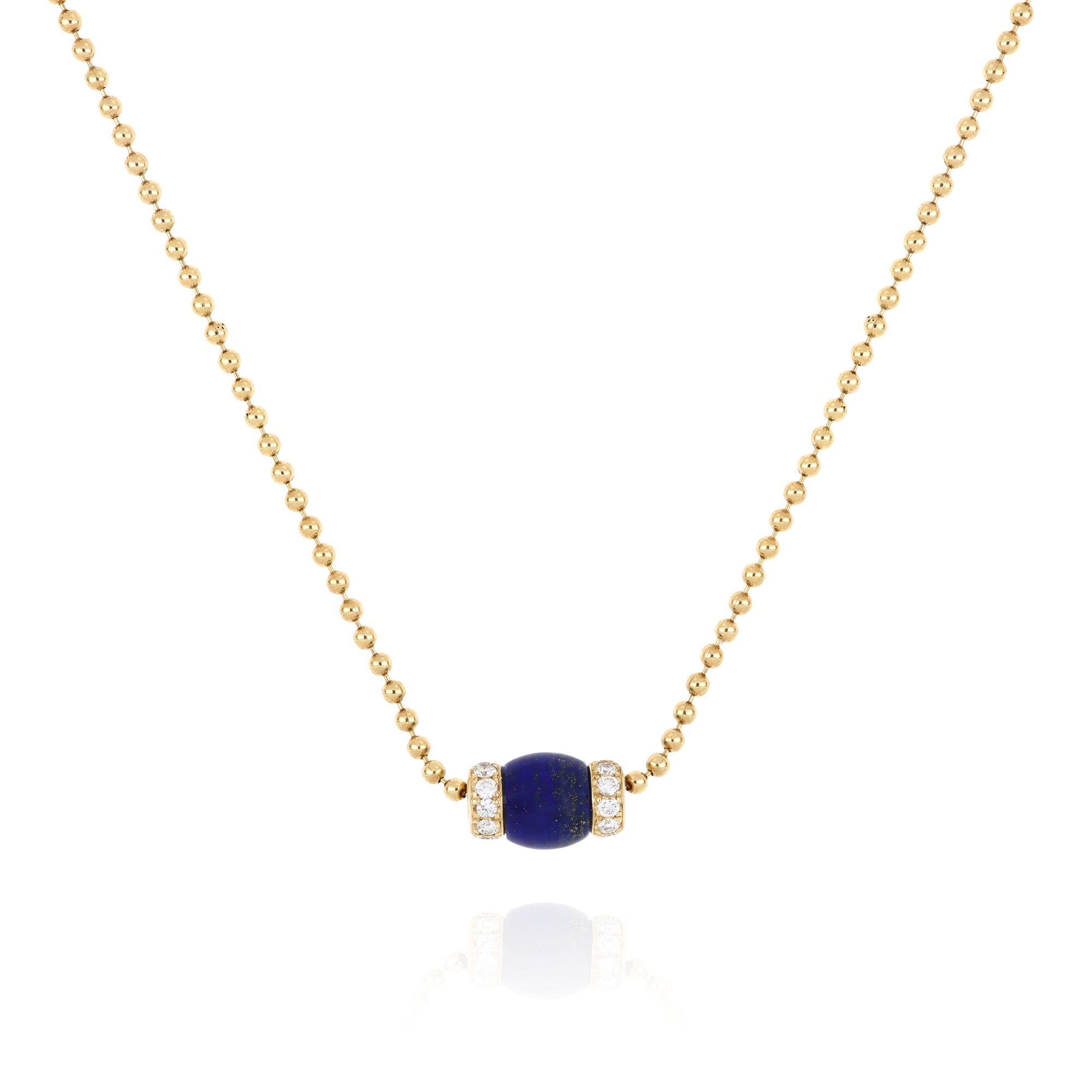 Video - Le Carrousel Necklace Lapis lazuli and Diamonds