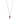 Video Necklace With Diamond And Oval Ruby Pendant