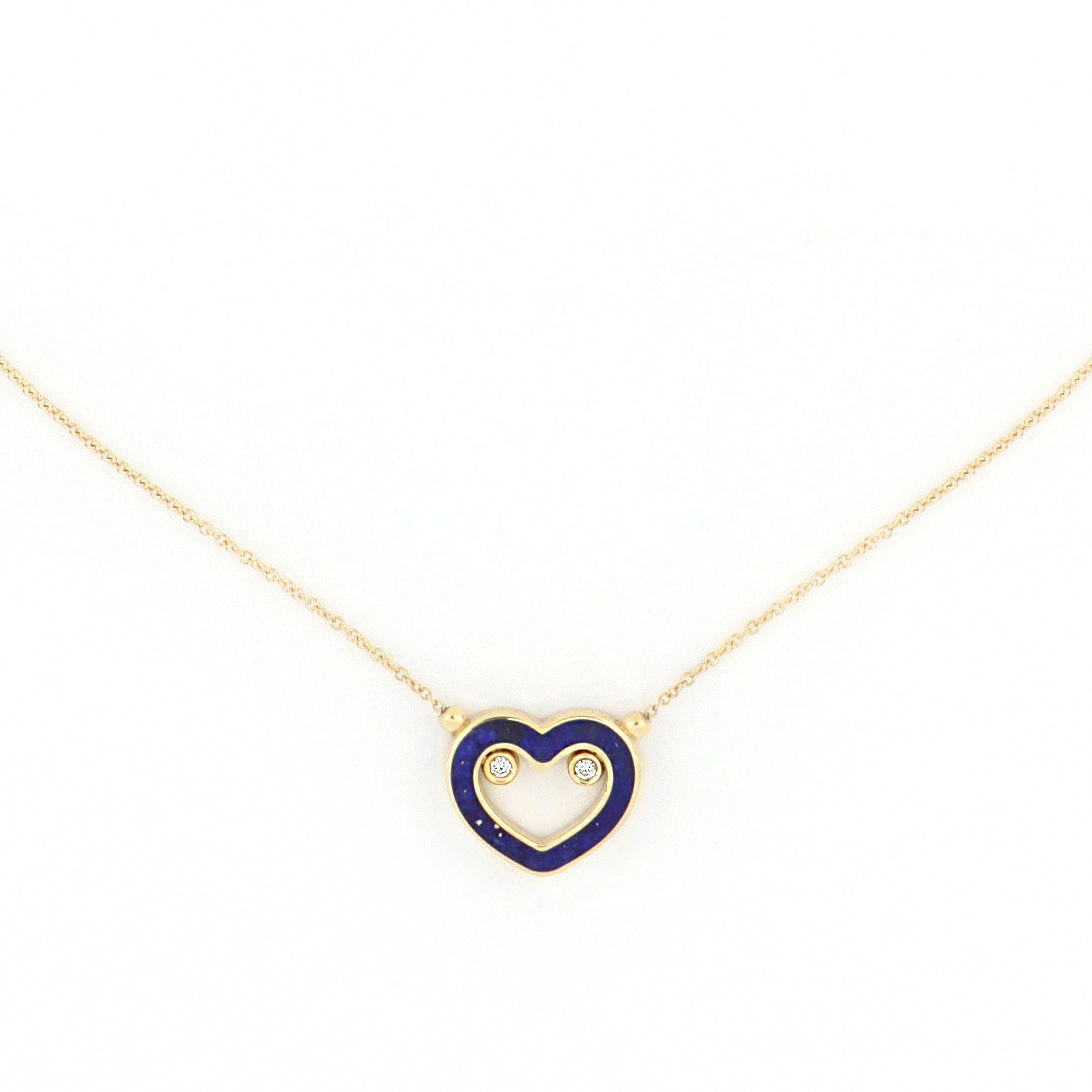 Video Armonia Necklace Lapis lazuli and Diamonds