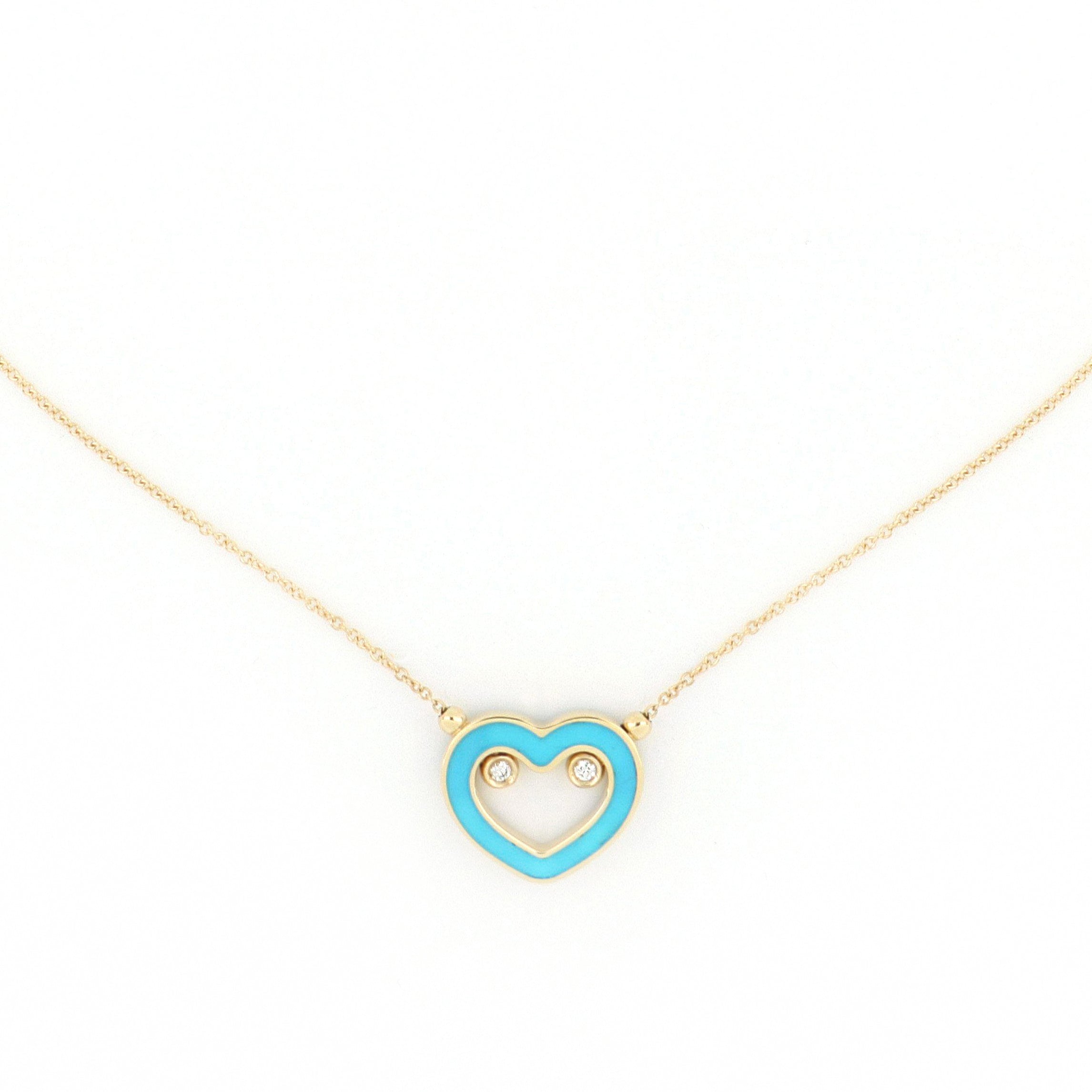 Video Armonia Necklace Turquoise And Diamonds