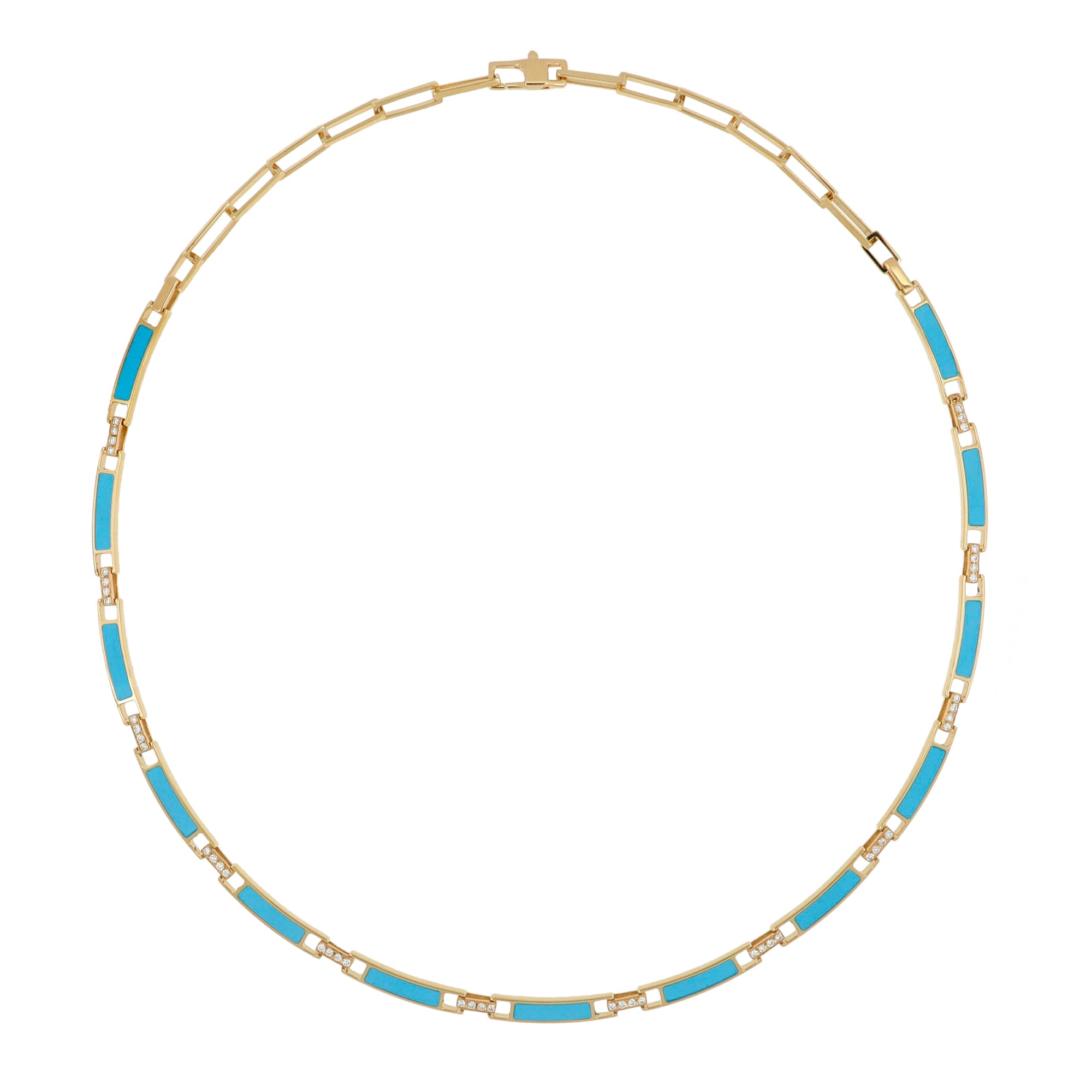 Video Unica Choker Turquoise and Diamonds